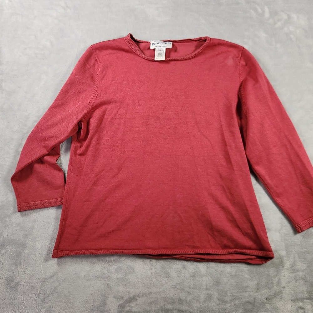 Pendleton Lightweight Sweater Silk Blend Long Sle… - image 1